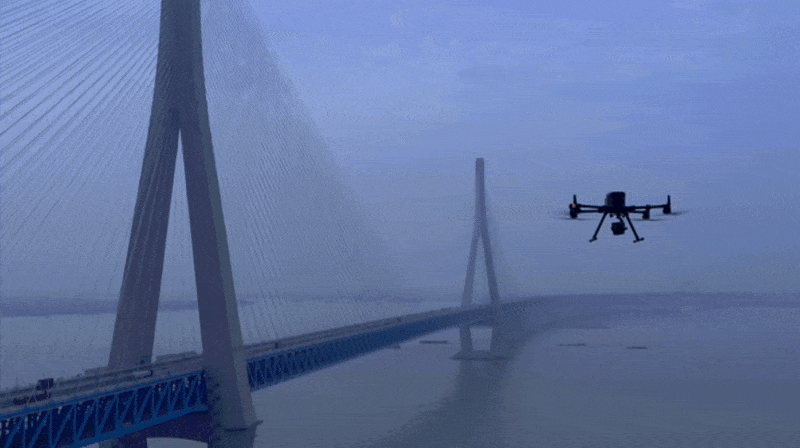 LiDAR Drones reaching tall structures