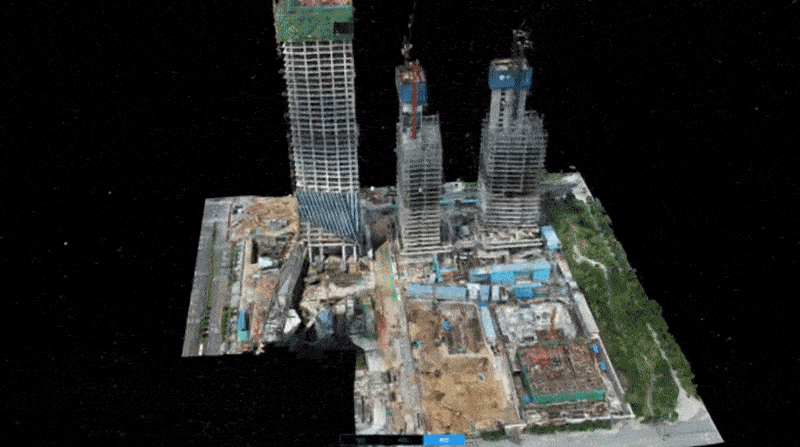 3D Drone Mapping for construction site monitoring