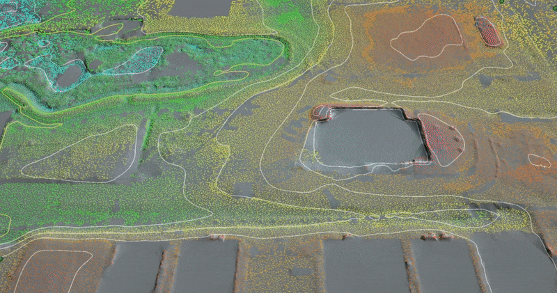 LiDAR drone surveying for digital elevation models