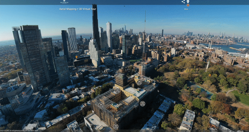 Aerial Map + 3D Virtual Tour Demo
