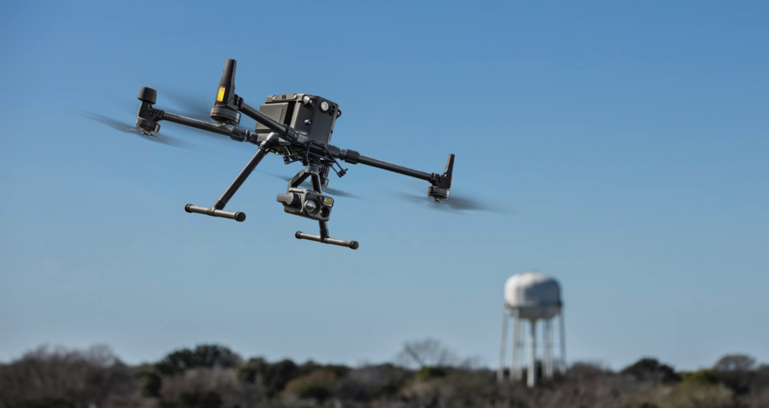 LiDAR drone inspecting infrastructure
