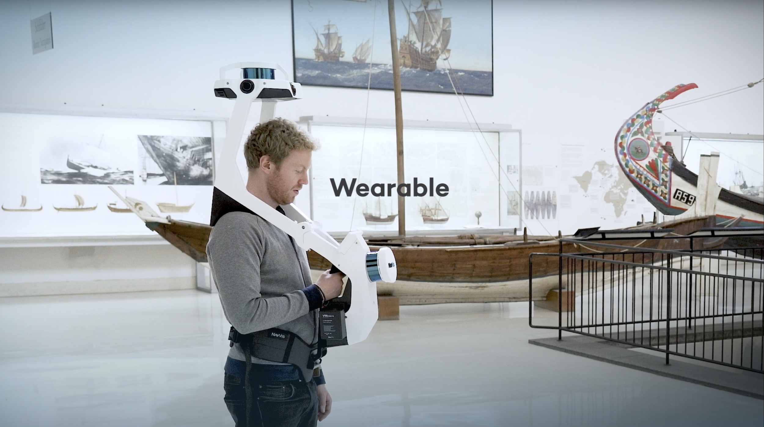 NavVis VLX SLAM LiDAR Scanner for architecture and construction