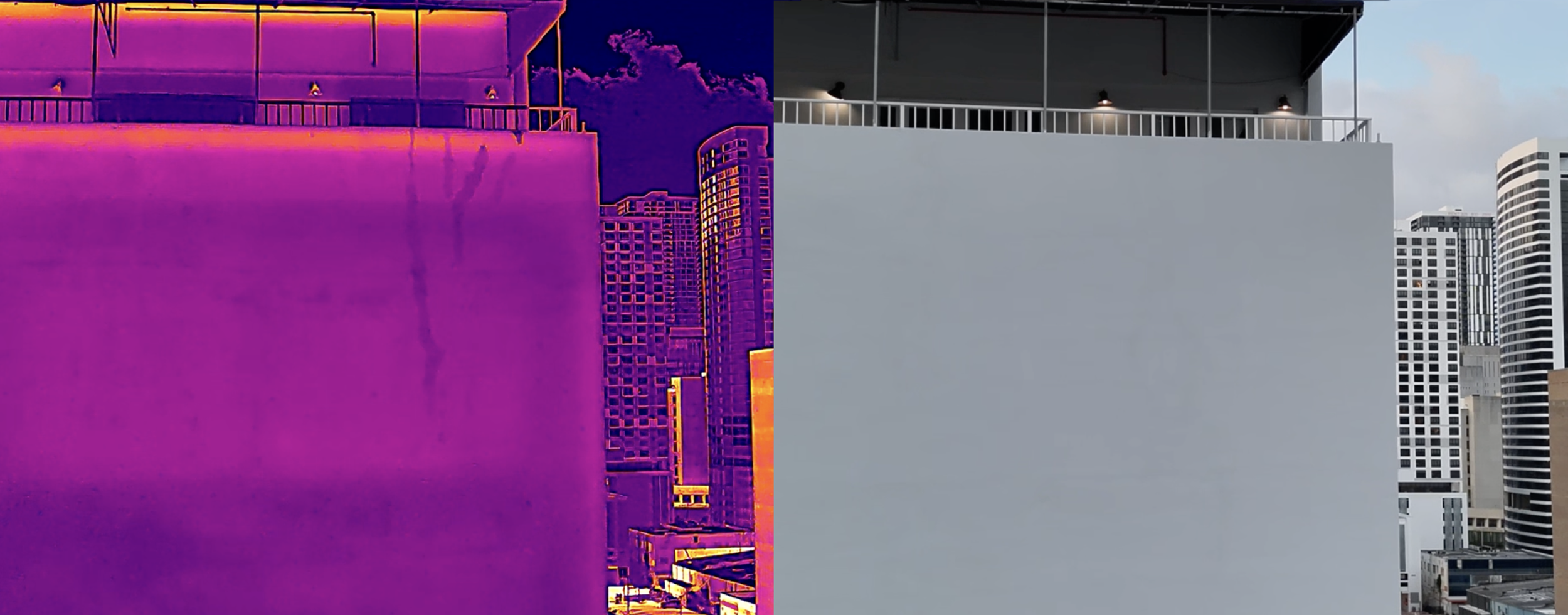 Thermal drone inspection analysis