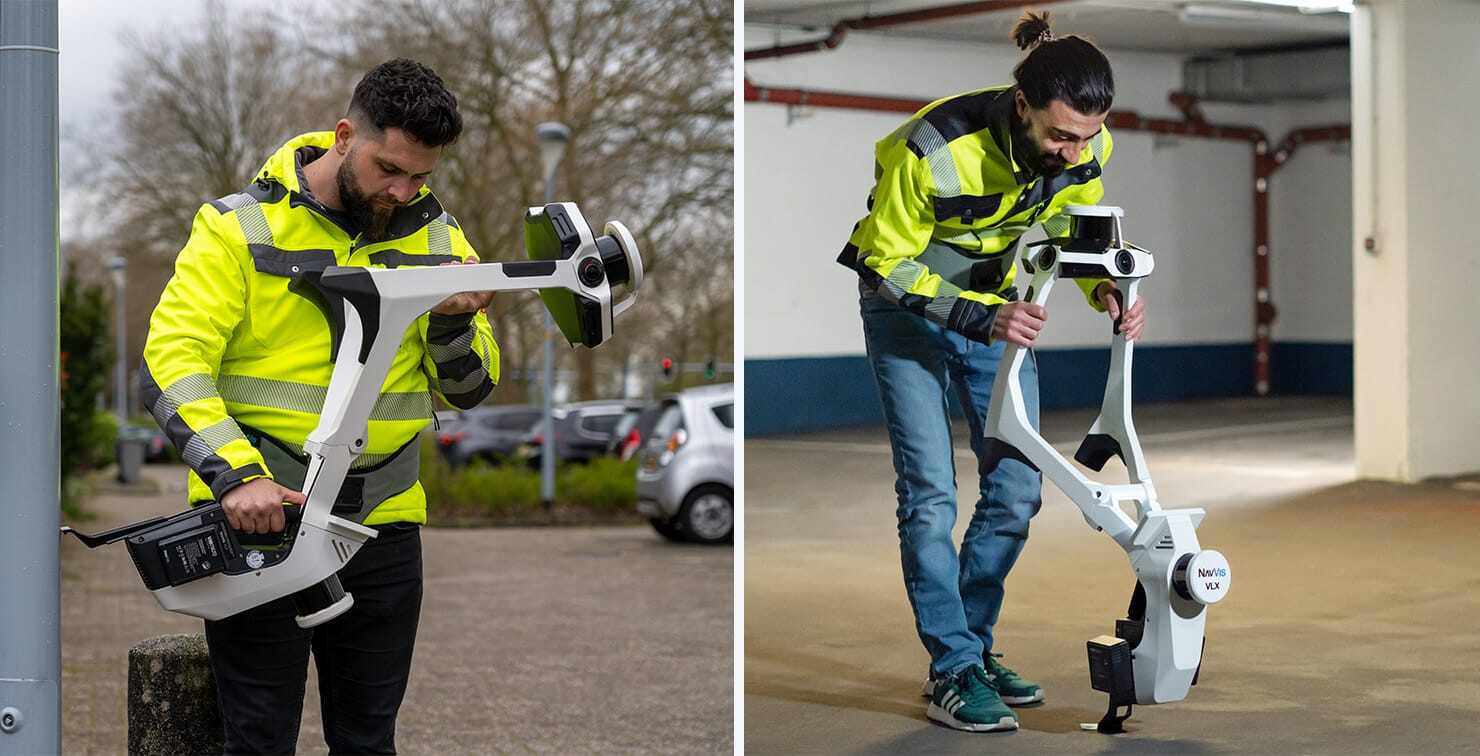 NavVis VLX3 mobile laser scanner — ideal for scanning data center facilities and complex indoor environments