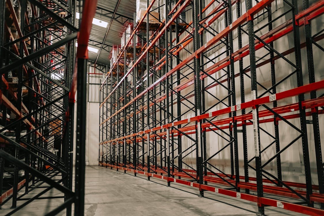 Warehouse interior representing industrial scanning projects