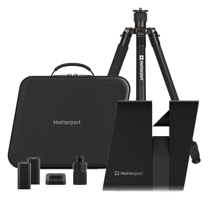 Matterport Pro3 — Bundle with Extra Battery + Manfrotto Tripod — official Matterport product image