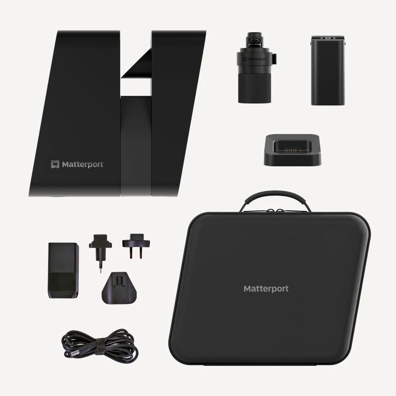 Matterport Pro3 — Bundle with Extra Battery + Manfrotto Tripod — official Matterport product image